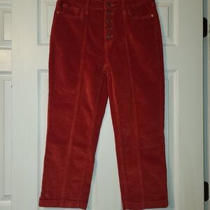 Judy Blue High Rise‎ Cropped Jeans Women's Size 30 Corduroy